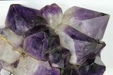 Deep Purple Amethyst Crystal Cluster With Huge Crystals #185433-1